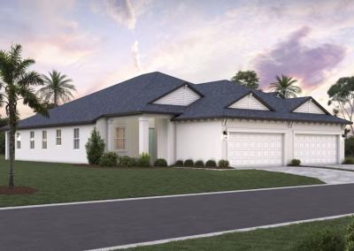 SeaFlower M/I Homes Topaz Elevation D Left