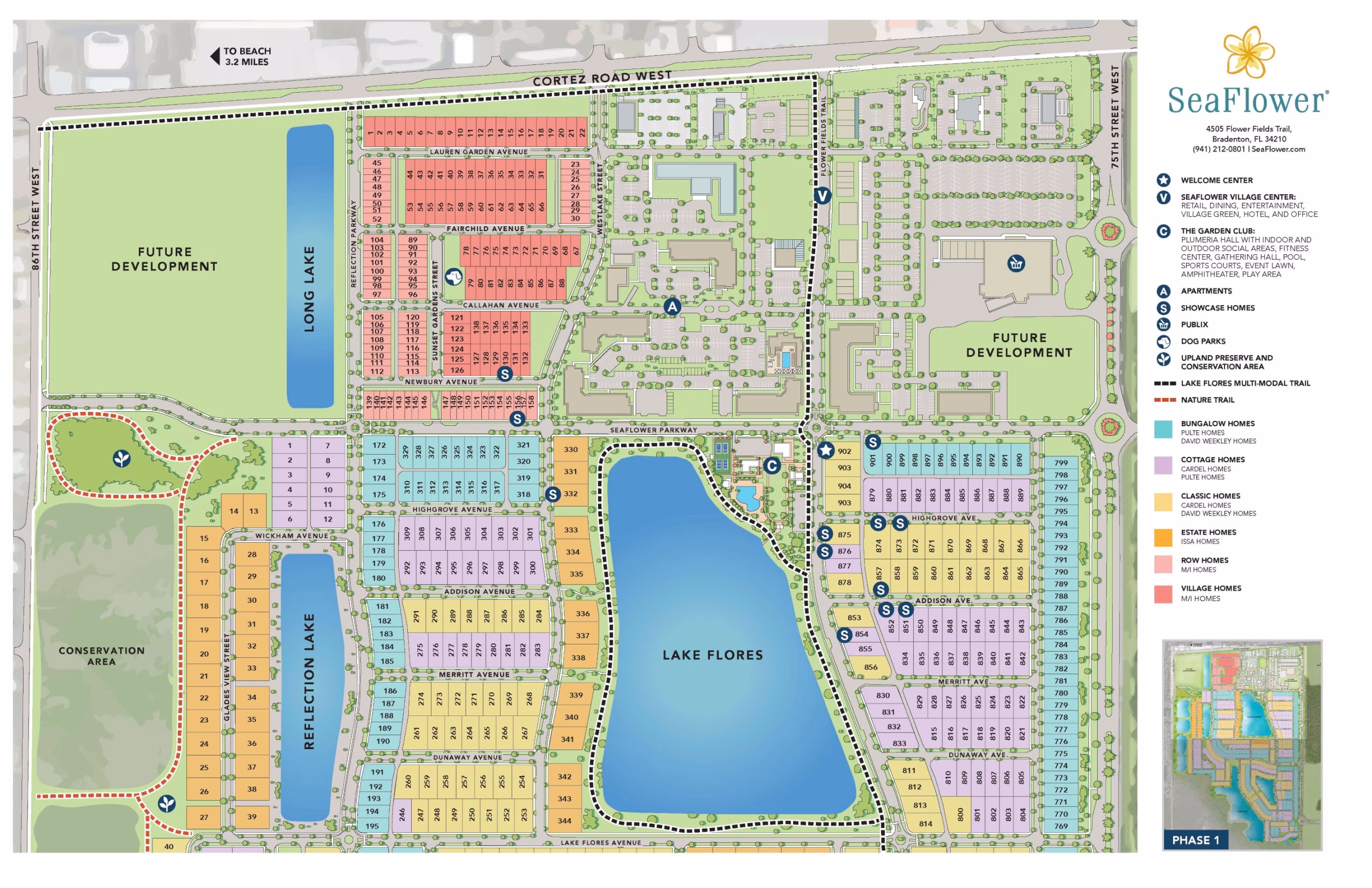 SeaFlower Phase One Numbered Lots Page 1 SeaFlower Phase One Numbered Lots Page 1